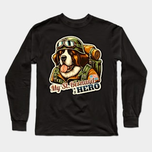 St. Bernard soldier Long Sleeve T-Shirt